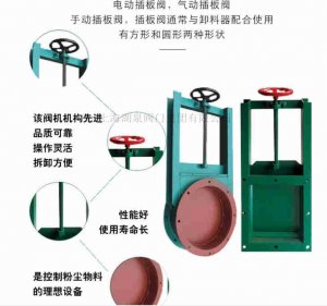 上海手动插板阀厂家（方型、圆形）